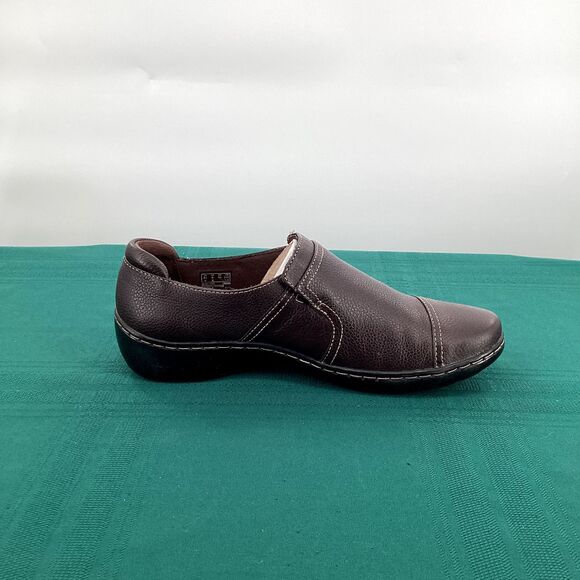 Clarks Women's Cora Poppy Dark Brown Tumbled 26156819, Size 9 US - Picture 7 of 12